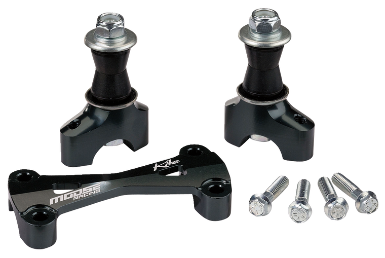 Moose Racing - Riser Kit - 35 mm - Gray - MX/EN Riser w/ Bar Mount - 10.331.F.AN