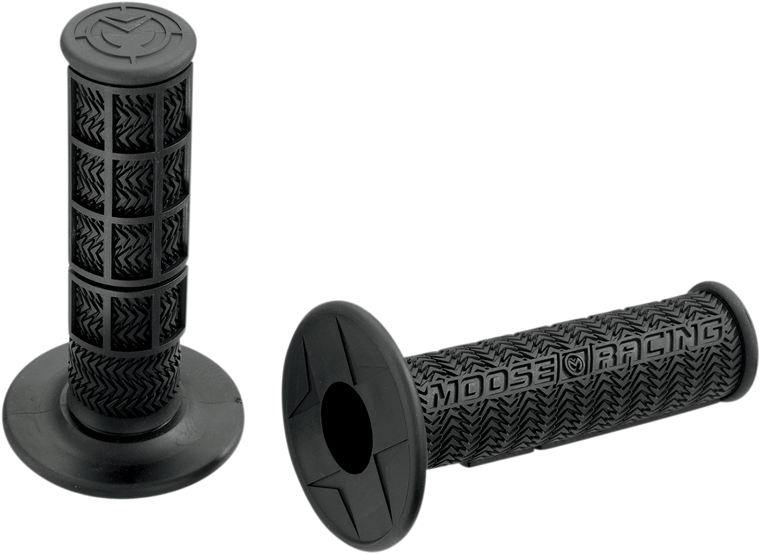 Moose Racing - Grips - Stealth - MX - Black - Flange Style Stealth MX Grips - B01MXB