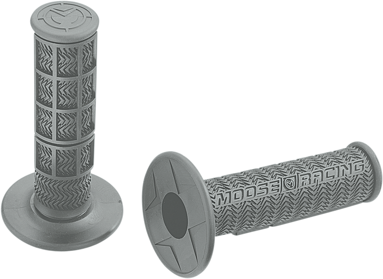Moose Racing - Grips - Stealth - MX - Gray - Flange Style Stealth MX Grips - B01MXG