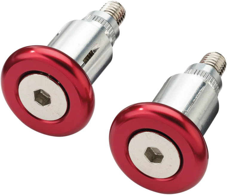Moose Racing - Bar End - Red - Handlebar Ends - 1BEC0661-PRPM