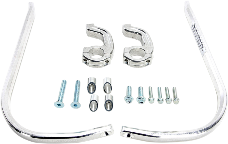 Moose Racing - Handguards - Contour - Magura - Silver - Contour Handguards  Contour/Magura - 50-5236S