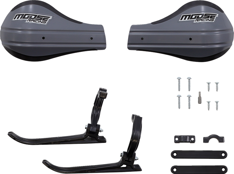 Moose Racing - Handguards - Roost 2 - Gray - Roost 2 Handguards - 53-227