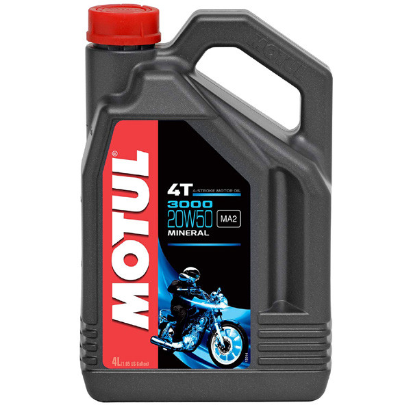 Motul Lubricants - Motul - 3000 20w50 4t, 4 Liter - 107319