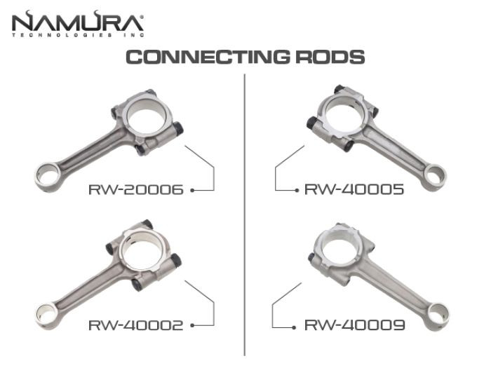 Namura - Namura Connecting Rod Kit No Bi G End Bearing Included - RW-40005
