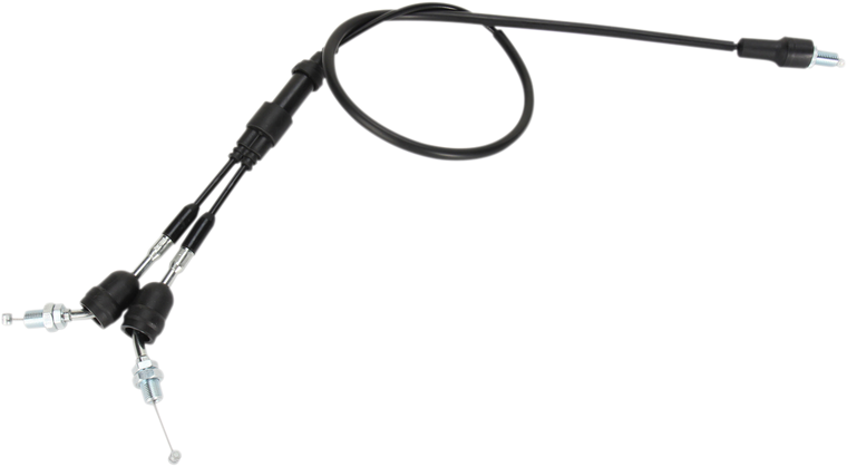 Moose Racing - Throttle Cable - Yamaha - Black Vinyl Throttle Cable - 45-1080
