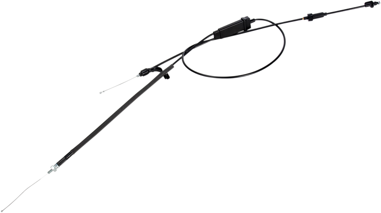 Moose Racing - Throttle Cable - Polaris - Black Vinyl Throttle Cable - 45-1160