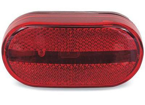 Optronics - Oblong Clearance Light Red - MC31-RS