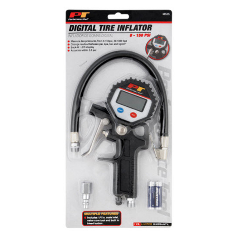 Performancetool - Digital Tire Inflator - M525 Performancetool - Digital Tire Inflator - M525