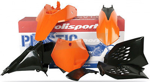 Polisport - Polisport Complete Kit / 65 Sxoem White Orange Mix - 90201