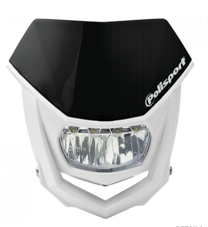 Polisport - Polisport Halo With Led Black/white - 8667100002 Polisport - Polisport Halo With Led Black/white - 8667100002