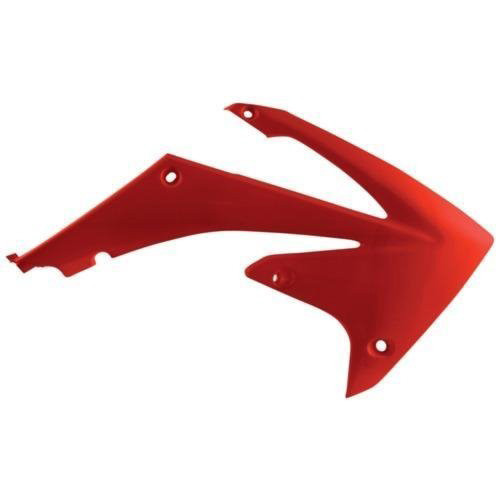 Polisport - Radiator Scoops Crf250r Oem Color New Red Cr 04/white - 8417100001
