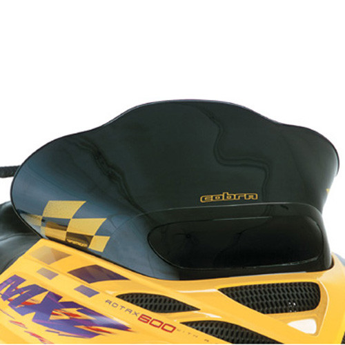 Powermadd - Cobra Windshield Ski-doo Zx Chassis Black W/yellow Checks - 13225
