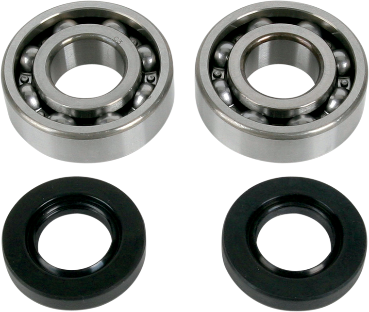Moose Racing - Crank Bearings - Kawasaki/Suzuki 80 - Crankshaft Bearing and Seal Kit - 24-1035