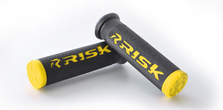 Risk Racing - Risk Racing Atv/mtb Grips - Fusion 2.0 With Grip Tech Yellow - 293 Risk Racing - Risk Racing Atv/mtb Grips - Fusion 2.0 With Grip Tech Yellow - 293