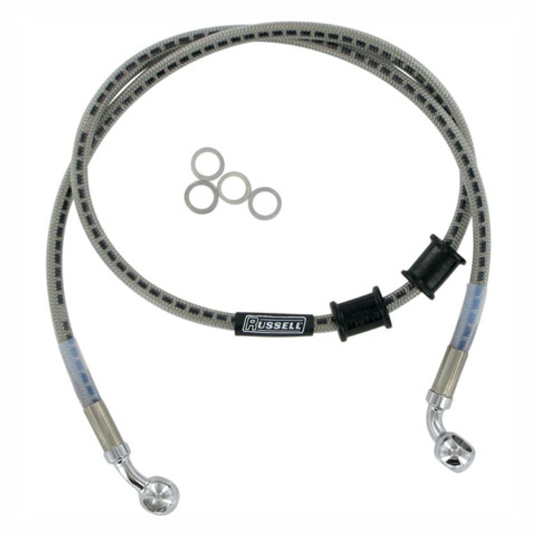 Russell - Honda Front Brake Line Kit 04-06 Vtx1300c - R09370S Russell - Honda Front Brake Line Kit 04-06 Vtx1300c - R09370S