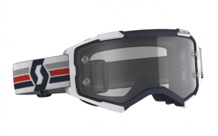 Scott - Scott Fury Goggle Blue/wht - Clear Works Lens - 274514-1006113