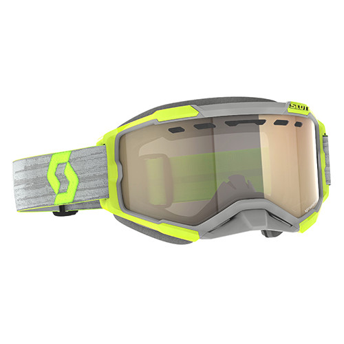 Scott - Scott Fury 'ls' Snowx Goggle Grey/ylw - Bronze Chr Lens - 278604-1120245