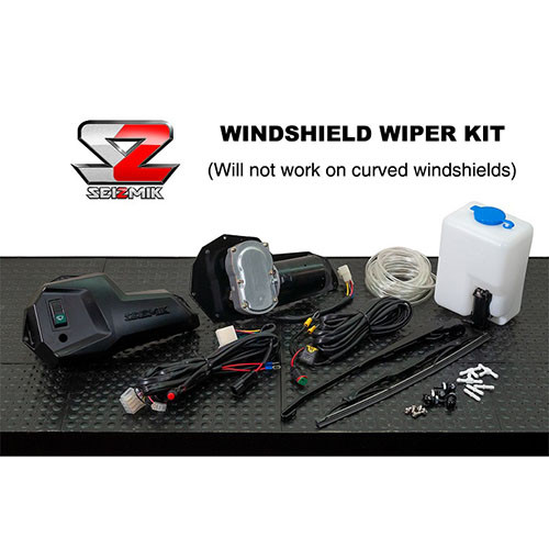 Seizmik - Utv Windshield & Headlight Wiper Washer Kit - 30011