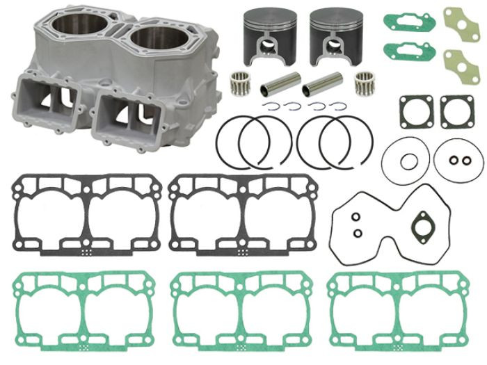 Spi - Spi Complete Engine Rebuild Kit , Skidoo -std Double Ring - SM-09604K-2