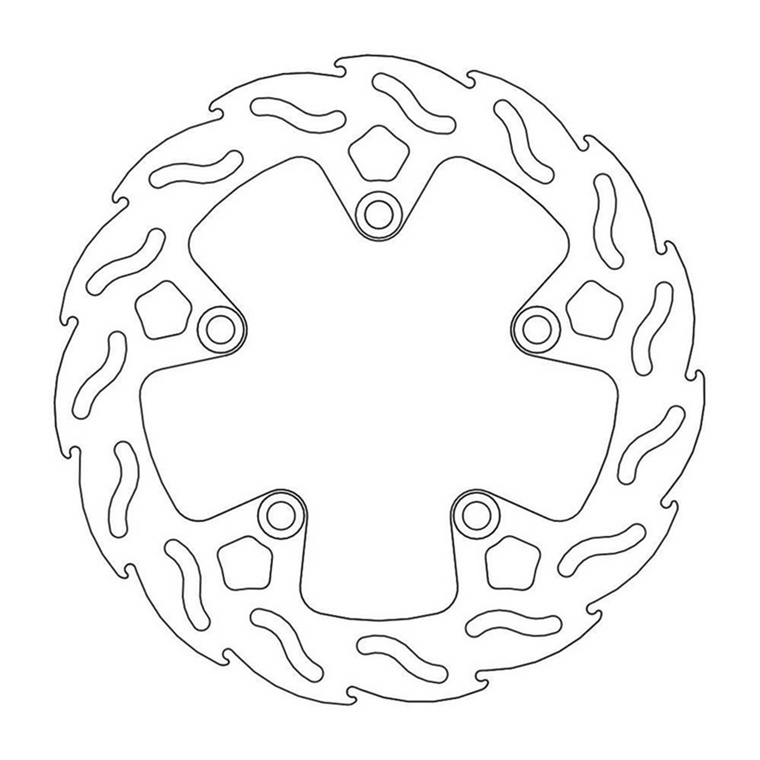 Twin Air - Flame Rear Disc Yamaha: Fz1, Fz6, Mt-03 - 110280