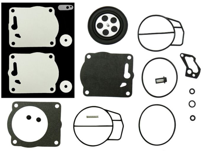 Wave-werx - Wavewerx Carburetor Repair Kit - 07-451469