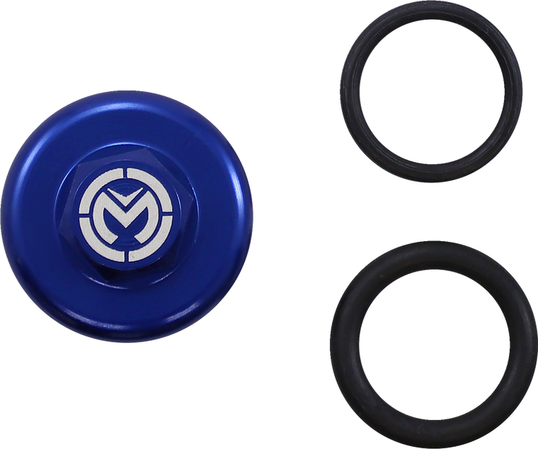 Moose Racing - Oil Cap - Blue - Yamaha - Oil Cap - T14-6302L