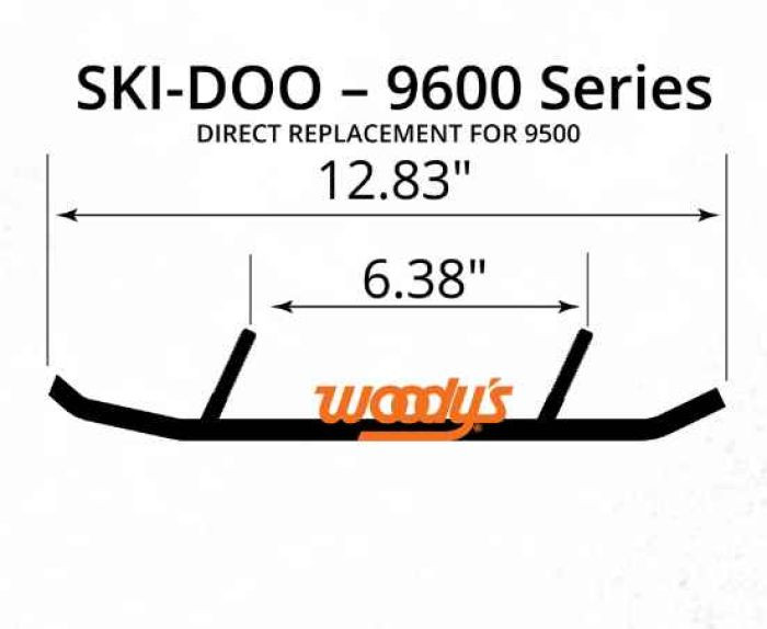Woodys - Dooly Runner Ski Doo 8" - DS8-9600