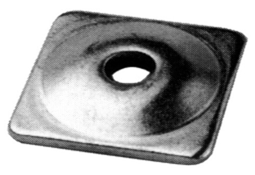 Woodys - Square Aluminum Plate 7mm Pkg 24 - ASW-3725