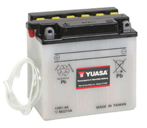 Yuasa - Yuasa 12n7-4a Conventional 12 Volt Battery - YUAM2274A