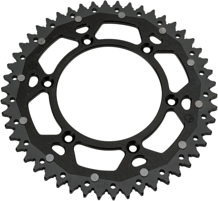 Moose Racing - Dual Sprocket - Black - 50 Tooth - Dual Sprocket - 1210-210-50-10X