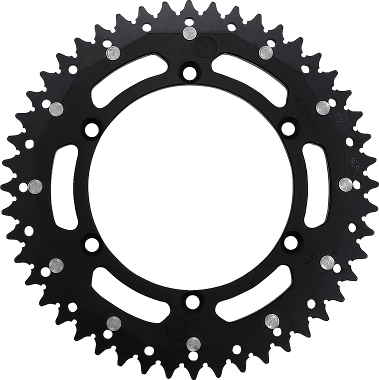 Moose Racing - Dual Sprocket - Black - 48 Tooth - Dual Sprocket - 1210-460-48-10X