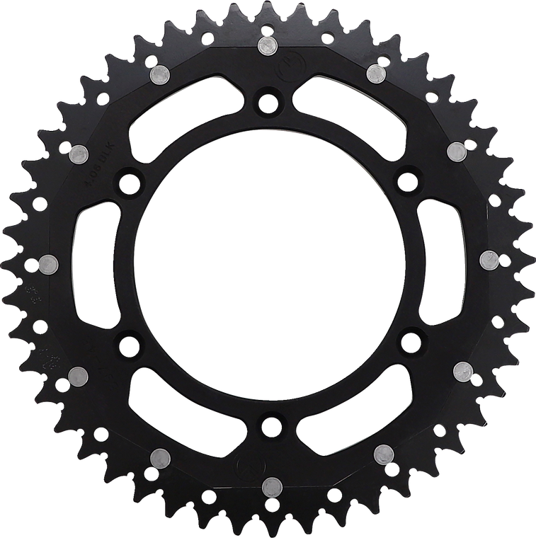 Moose Racing - Dual Sprocket - Black - 48 Tooth - Dual Sprocket - 1210-897-48-10X