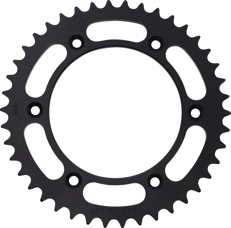 Moose Racing - Rear Sprocket - 42 Tooth - Beta - Rear Aluminum Sprocket - 1211-BET-42-10