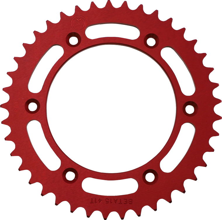 Moose Racing - Rear Sprocket - 41 Tooth - Beta - Rear Aluminum Sprocket - 1211-BET-41-13
