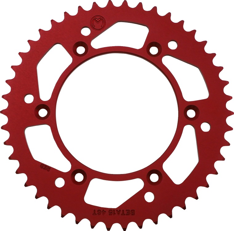 Moose Racing - Rear Sprocket - 46 Tooth - Beta - Rear Aluminum Sprocket - 1211-BET-46-13