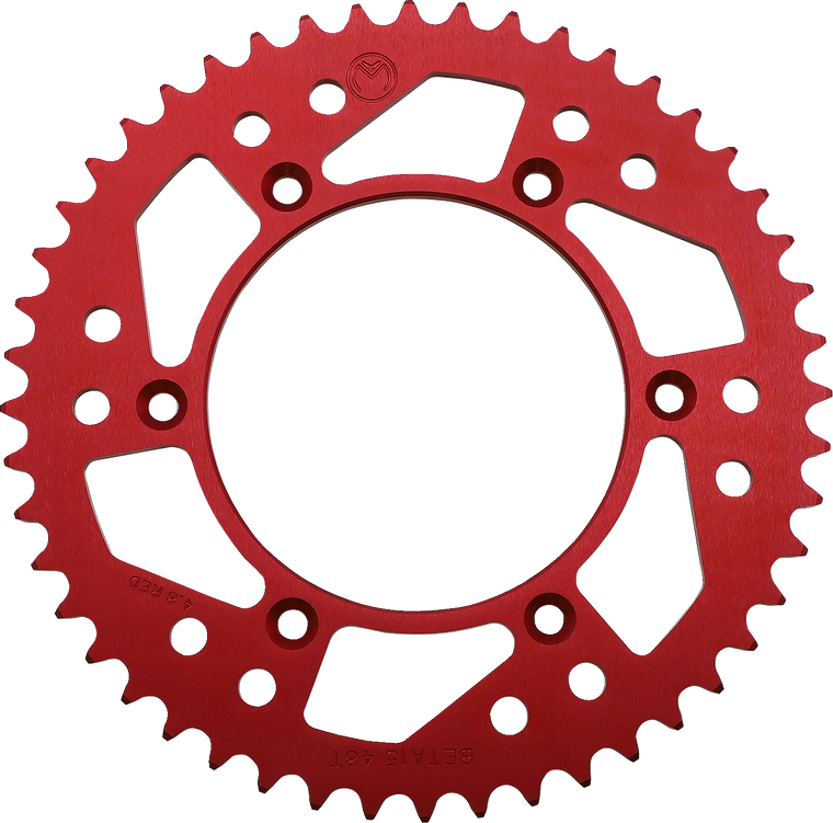 Moose Racing - Rear Sprocket - 48 Tooth - Beta - Rear Aluminum Sprocket - 1211-BET-48-13