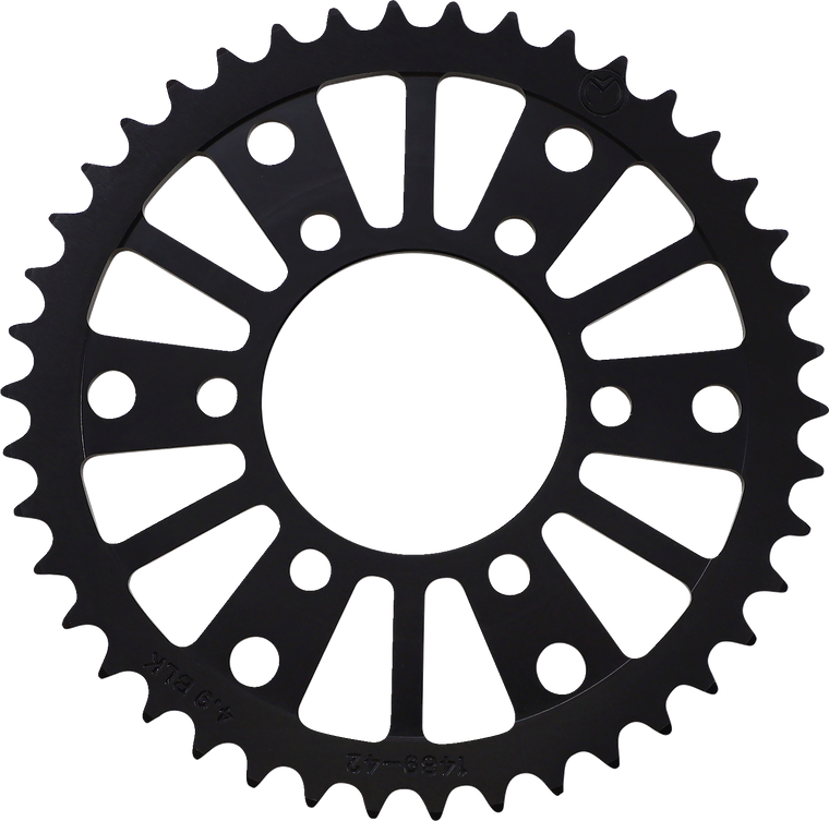 Moose Racing - Rear Sprocket - 42 Tooth - Kawasaki - Rear Aluminum Sprocket - 1211-1489-42-10