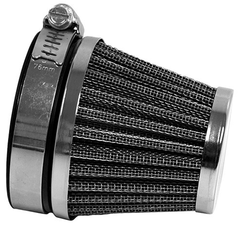 Emgo - Air Filter Chrome End 60mm - 12-55760