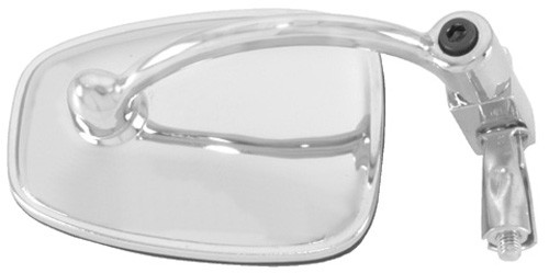 Emgo - Emgo Polaris Atv Handlebar End Mount Mirror - Chrome - 20-34000