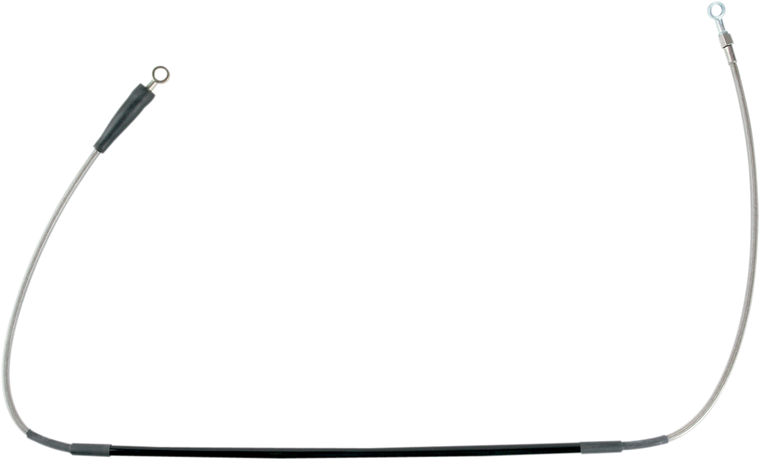 Moose Racing - Brake Line - Front - Stainless Steel - Yamaha - Stainless Steel Braided Brake Line - Y01-1-058/P