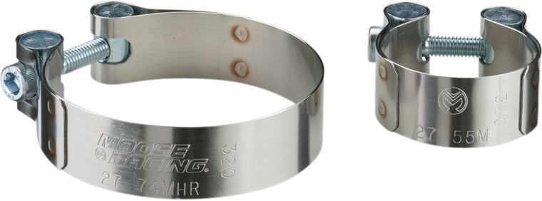 Moose Racing - Exhaust Clamp - 2.44" - Stainless Steel Exhaust Clamp - 212-2771