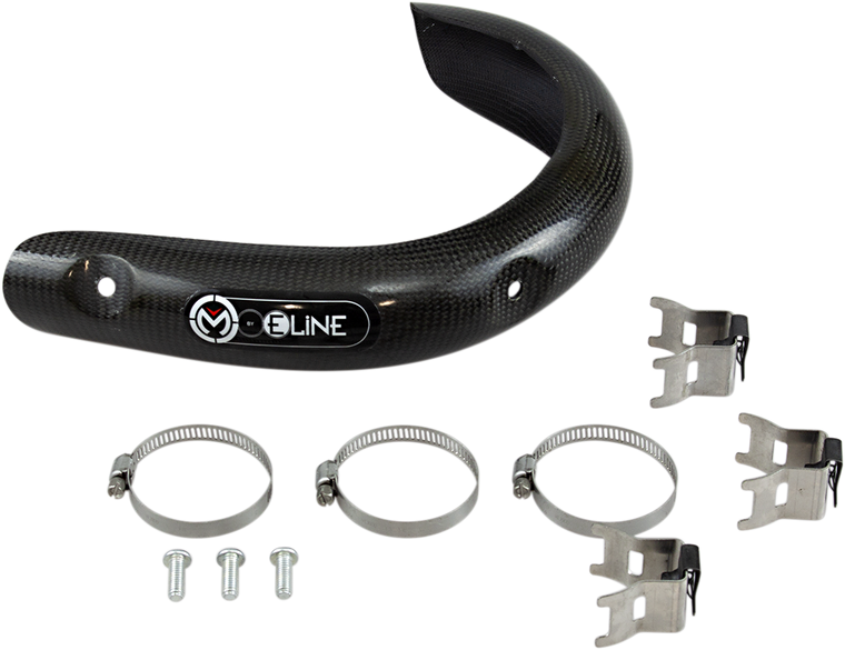 Moose Racing - Pipe Guard - Stock - E Line 4-Stroke Pipe Guard - BPG34F