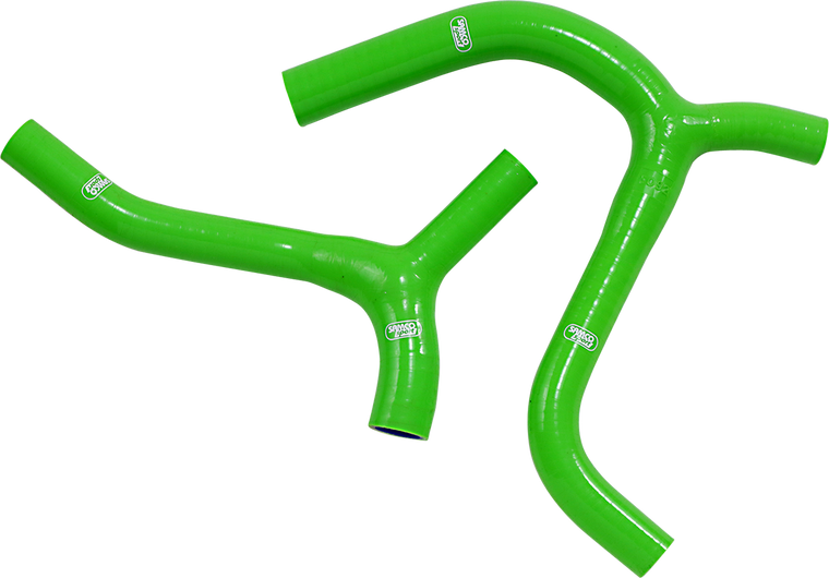 Moose Racing - Radiator Hose Kit - Green - Kawasaki - Radiator Hose Kit - KAW-92GN