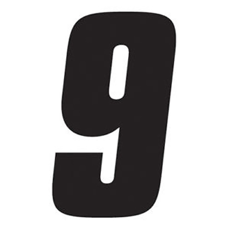 Factory Effex - Fx 2015 Numbers Standard 6" Black 9 - 934689