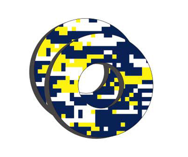 Factory Effex - Factory Effex Grip Donuts Motogrip Donuts -husq (blue/yellow) - 22-67600