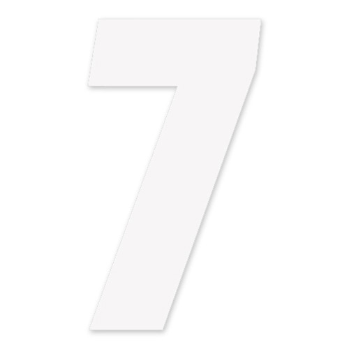 Factory Effex - Fx 2015 Numbers Factory 4" White 7 - 08-90017