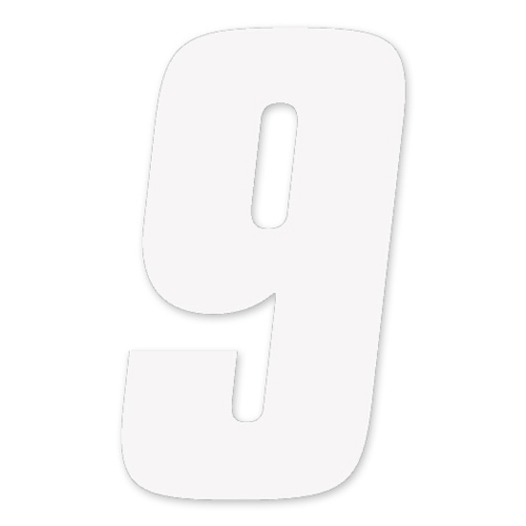 Factory Effex - Fx 2015 Numbers Factory 4" White 9 - 08-90019
