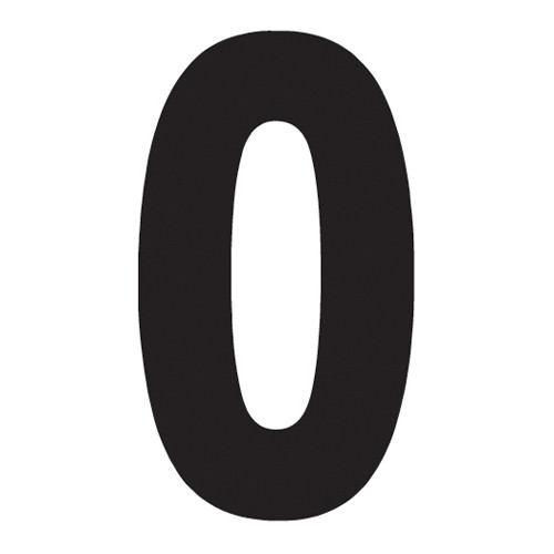 Factory Effex - Fx 2015 Numbers Pro 4" Black 0 - 244805