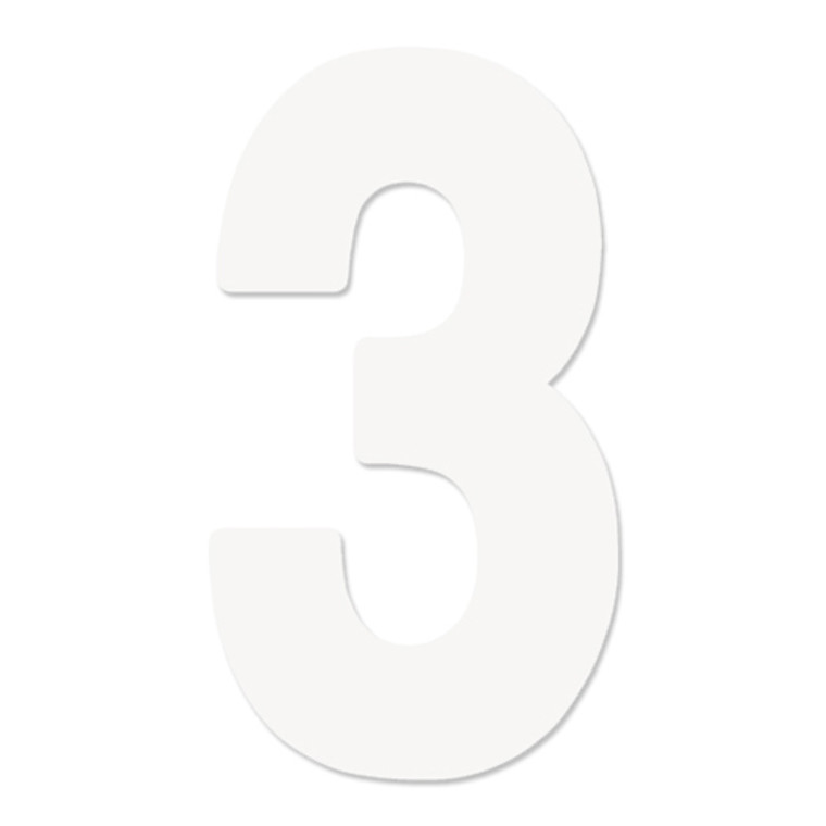 Factory Effex - Fx 2015 Numbers Pro 5" White 3 - 03-0203