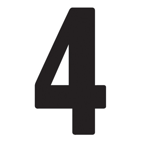 Factory Effex - Fx 2015 Numbers Pro 5" Black 4 - 03-0274